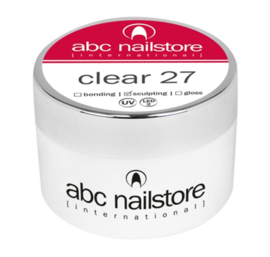 abc nailstore modelleergel 27 clear 15 g