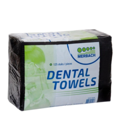 Merbach Dental Towels Zwart 44 x 32 cm 125 st