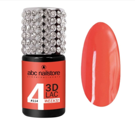 abc nailstore 3DLAC 4WEEKS, lightning red #114, 7 ml