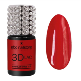 abc nailstore 3DLAC elastic, lady in red #105, 8 ml