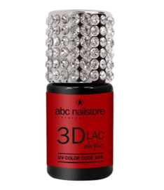 abc nailstore 3DLAC elastic, lady in red #105, 8 ml
