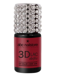 abc nailstore 3DLAC elastic, devious red #104, 8 ml