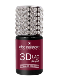 abc nailstore 3DLAC elastic, berry punch #103, 8 ml