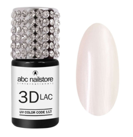 abc nailstore 3DLAC white glam #117, 8 ml