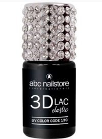 abc nailstore 3DLAC elastic, jet black #130, 8 ml