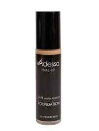 Adessa MAKE-UP 24H water resistent FOUNDATION "MEDIUM BEIGE", 30ml