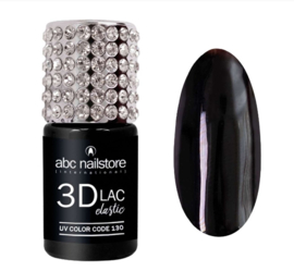 abc nailstore 3DLAC elastic, jet black #130, 8 ml