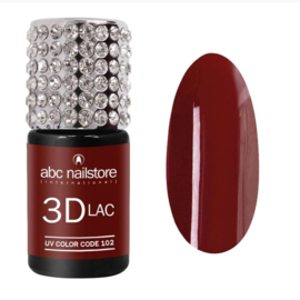 abc nailstore 3DLAC elastic, midnight red #102, 8 ml