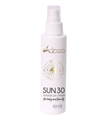 Adessa SUN 30 natuurlijke zonnecrème, voor baby en gezin, 125ml BIO