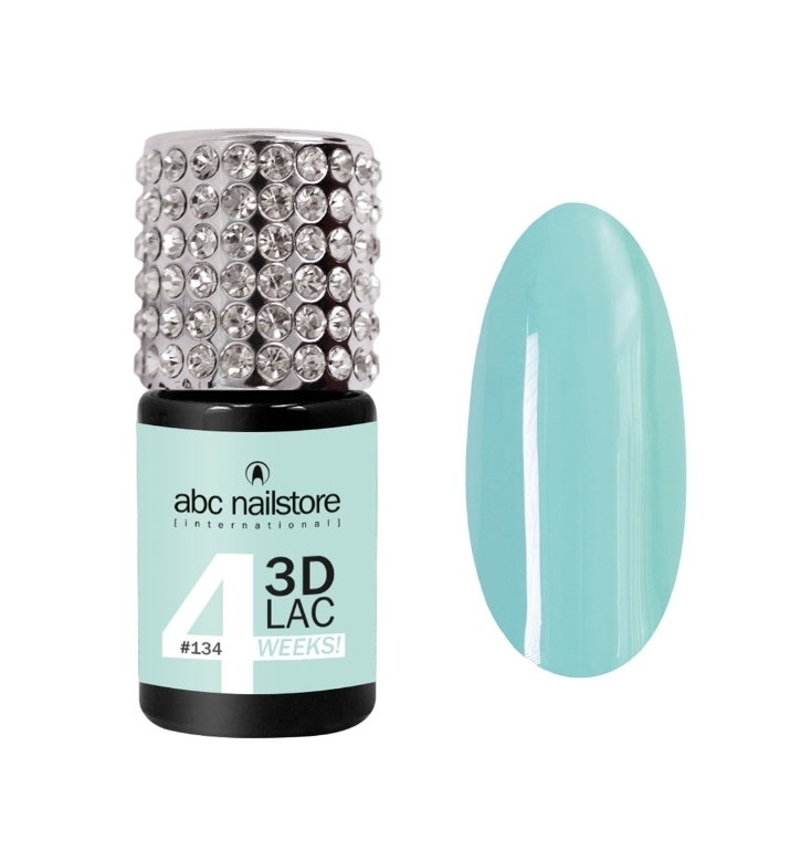 abc nailstore 3DLac 4WEEKS, minty green #134, 8 ml