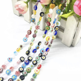 Porcelain Flower Beads ( 30 pcs )