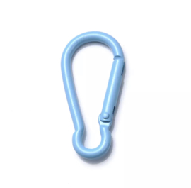 Snap hooks light blue  ( set 5 pcs )