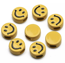 Acryl Yellow Smile 12 mm 20 stuks