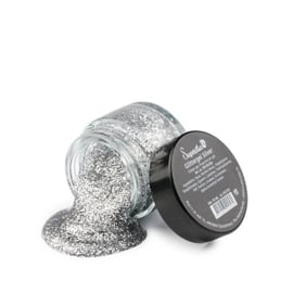 Glittergel Silver