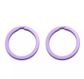 Key Ring lilac set 5 stuks