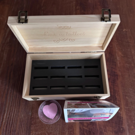 Houten display box Temporary Tattoos