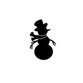 315 Snowman set 5 stuks