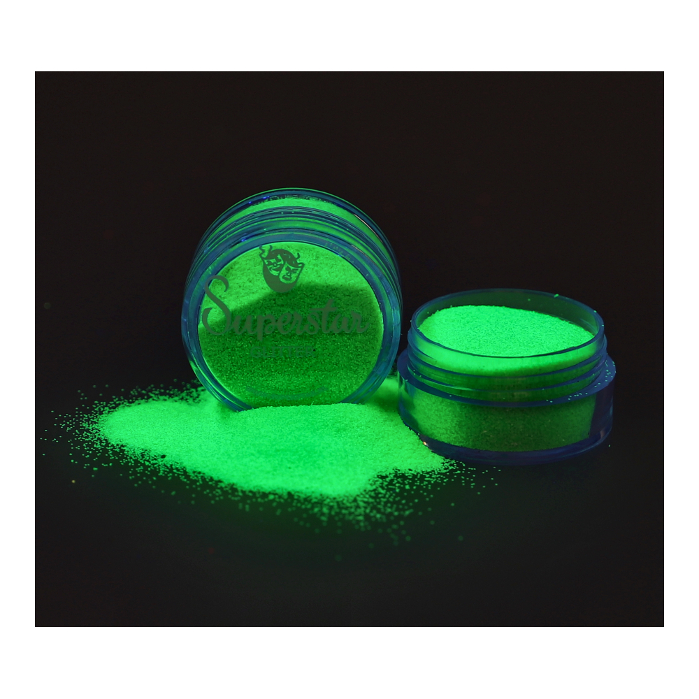 #324 Green Fluorescent glitter