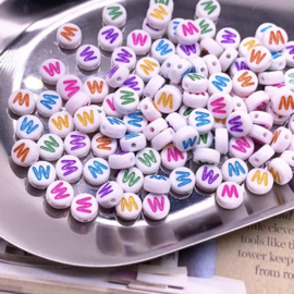 Alphabet Beads - Letters los W t/m Z (100  stuks)
