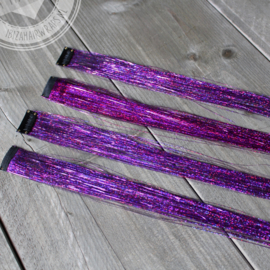 Glitter Clip-inn Purple
