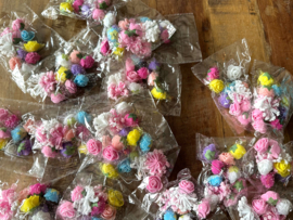 DIY diadeem 'Bunny' met LED-lichtjes en bloemen (set 10 stuks)