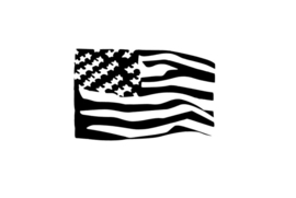 67 USA Flag sjabloon