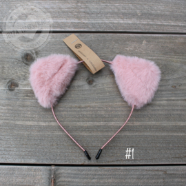 #1 Cats diadeem Teddy Oud Roze