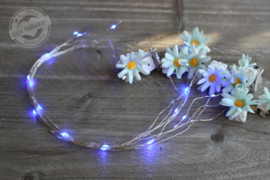 Flower lights Mint Flower / Blue lights ( set 5 pcs )