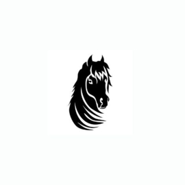 371 Horse Head set 5 stuks