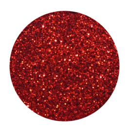 #122 Red Fire glitter