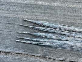 Glittertinsels Silver (5 pcs)