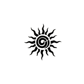 83 Tribal Sun set 5 stuks