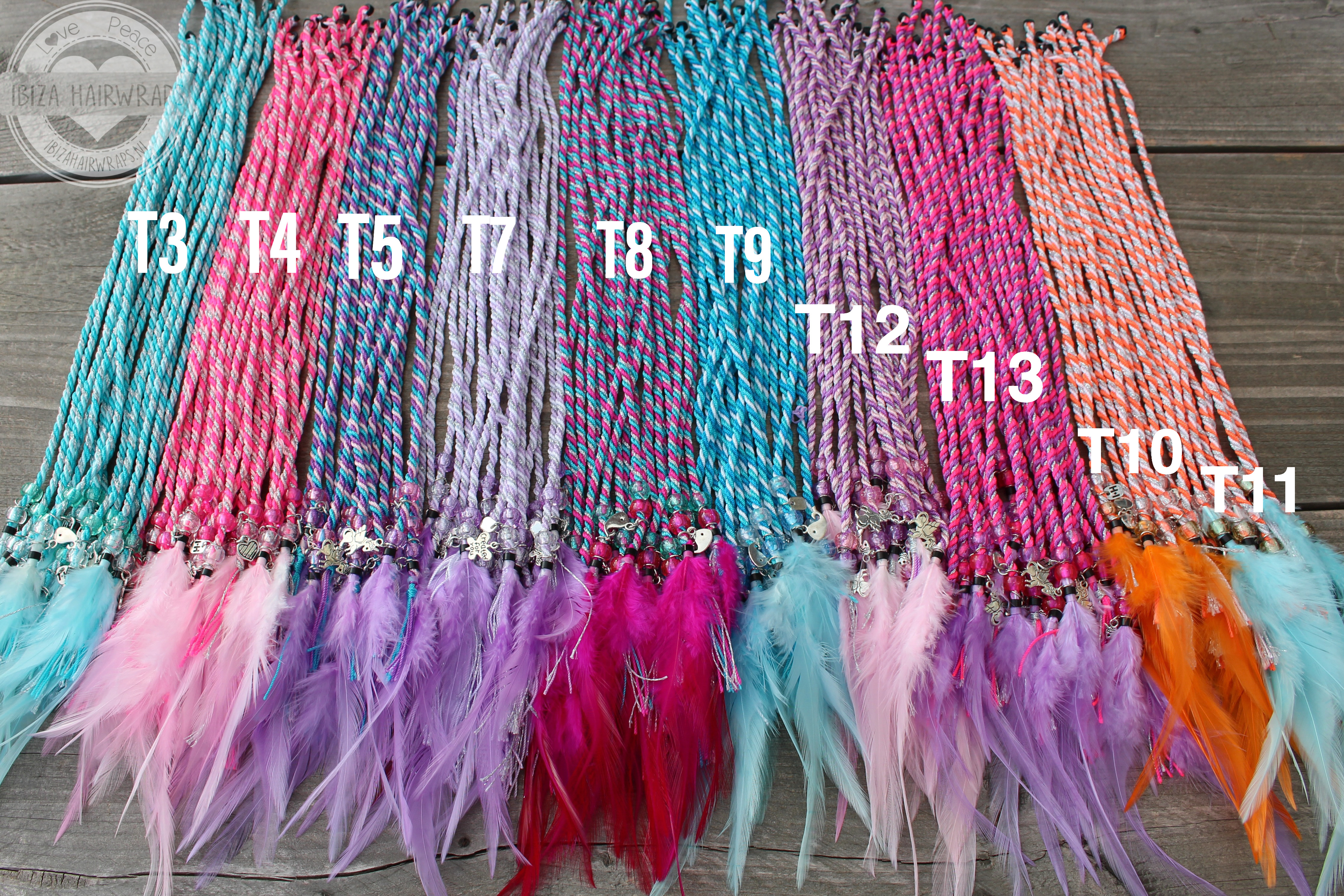 IBIZA HAIRWRAPS Specials 80 pcs