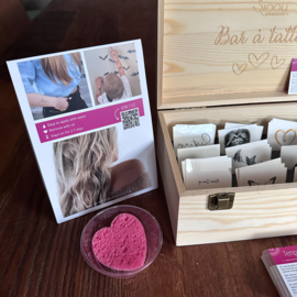 Houten display box Temporary Tattoos