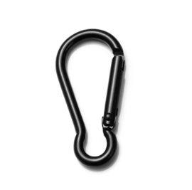 Snap hooks black ( set 5 pcs )