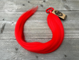 #Y25 Easy Braid Red  aan elastiek