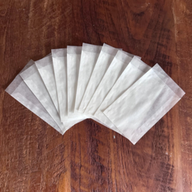 Pergamijn zakjes set 10 stuks