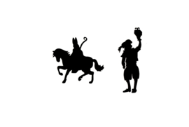 310  SInt - Piet & Amerigo ( Duo Stencil ) set 5 stuks