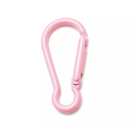 Snap hooks light pink ( set 5 pcs )