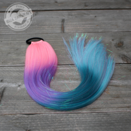 #Z06 Mermaid + glitter met elastiek