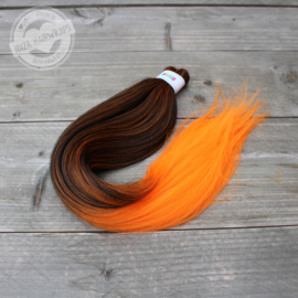 #38 Easy Braid Ombre Dark Brown / Fluor Orange