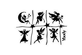 #53002 Fairies thema stencil