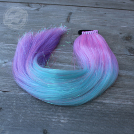#Z01 Mermaid Pastel / Glitter met elastiek