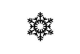 206 Snow Flake set 5 stuks