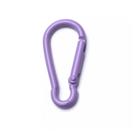 Snap hooks lilac  ( set 5 pcs )