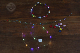 DIY Workshop hoofdband ' Fairy' met roosjes (set 10 stuks)