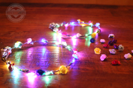 DIY Workshop hoofdband ' Fairy' met roosjes (set 10 stuks)