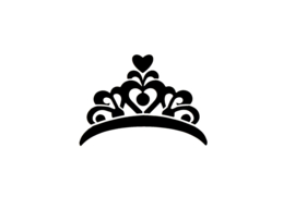 290 Princess Crown set 5 stuks