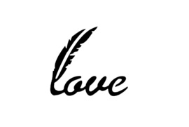 80 Feather Love set 5 stuks