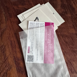 Pergamijn zakjes set 10 stuks